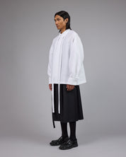 BOTTA | White Pleat Stripes