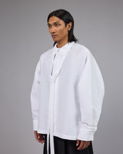 BOTTA | White Pleat Stripes