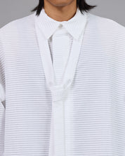 BOTTA | White Pleat Stripes