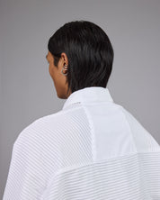 BOTTA | White Pleat Stripes