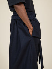 KHOLONG | Navy Chalk's Wool