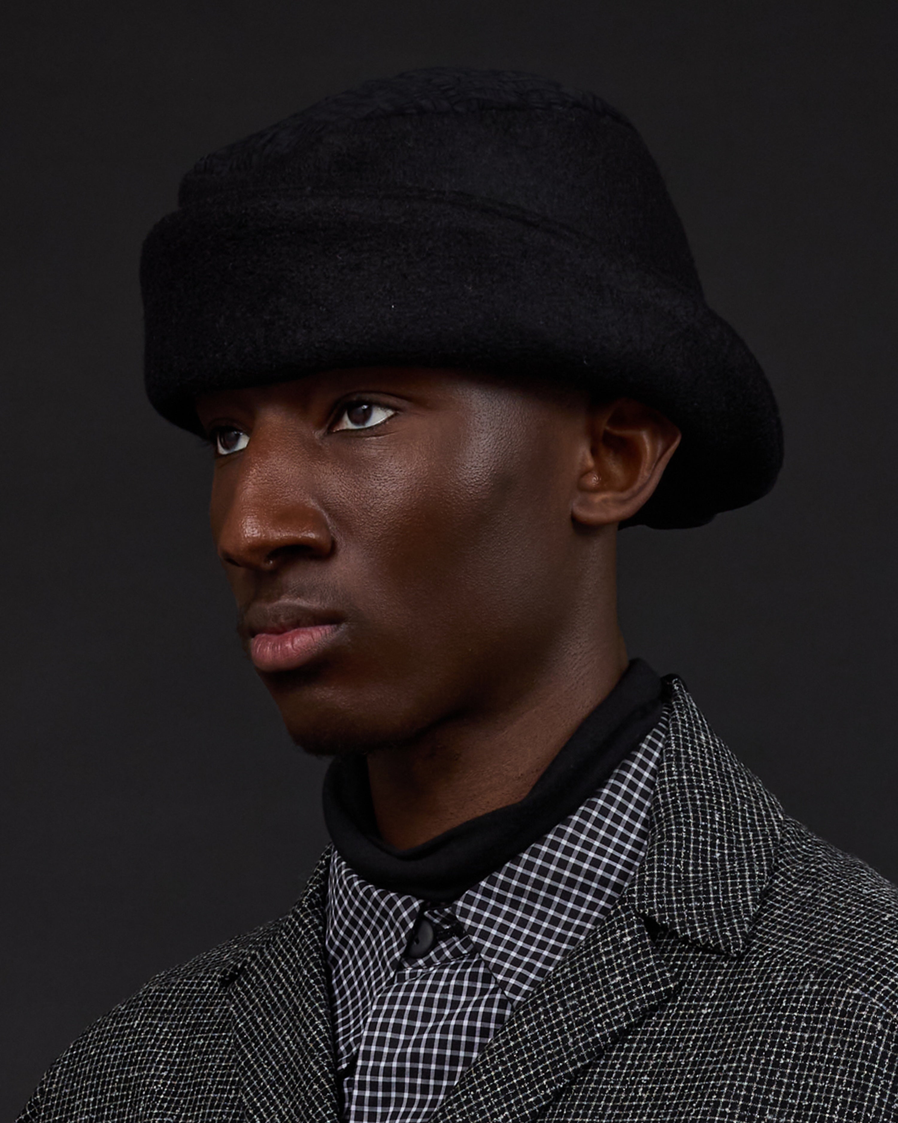 LOVHAT | Black Boilwool