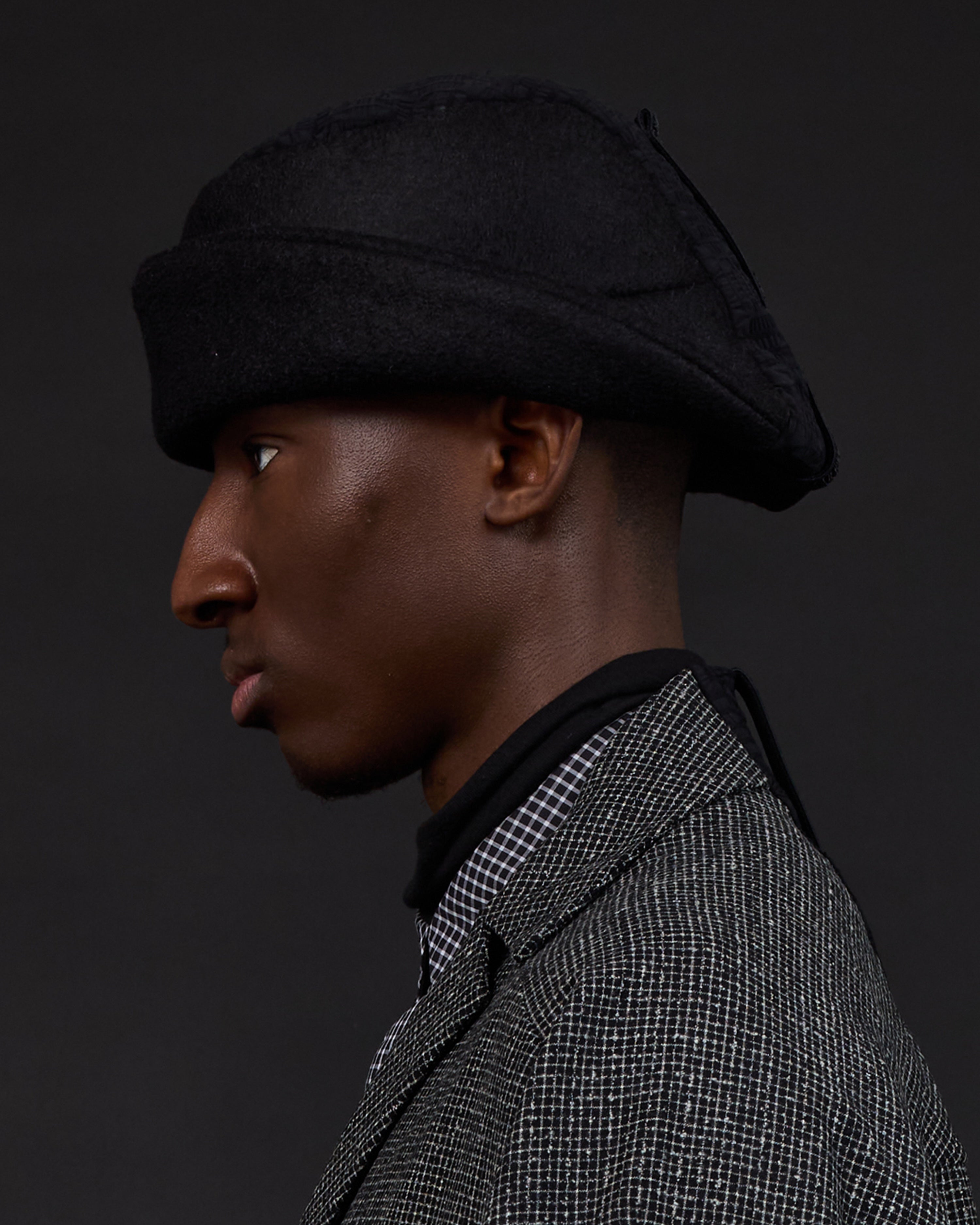 LOVHAT | Black Boilwool