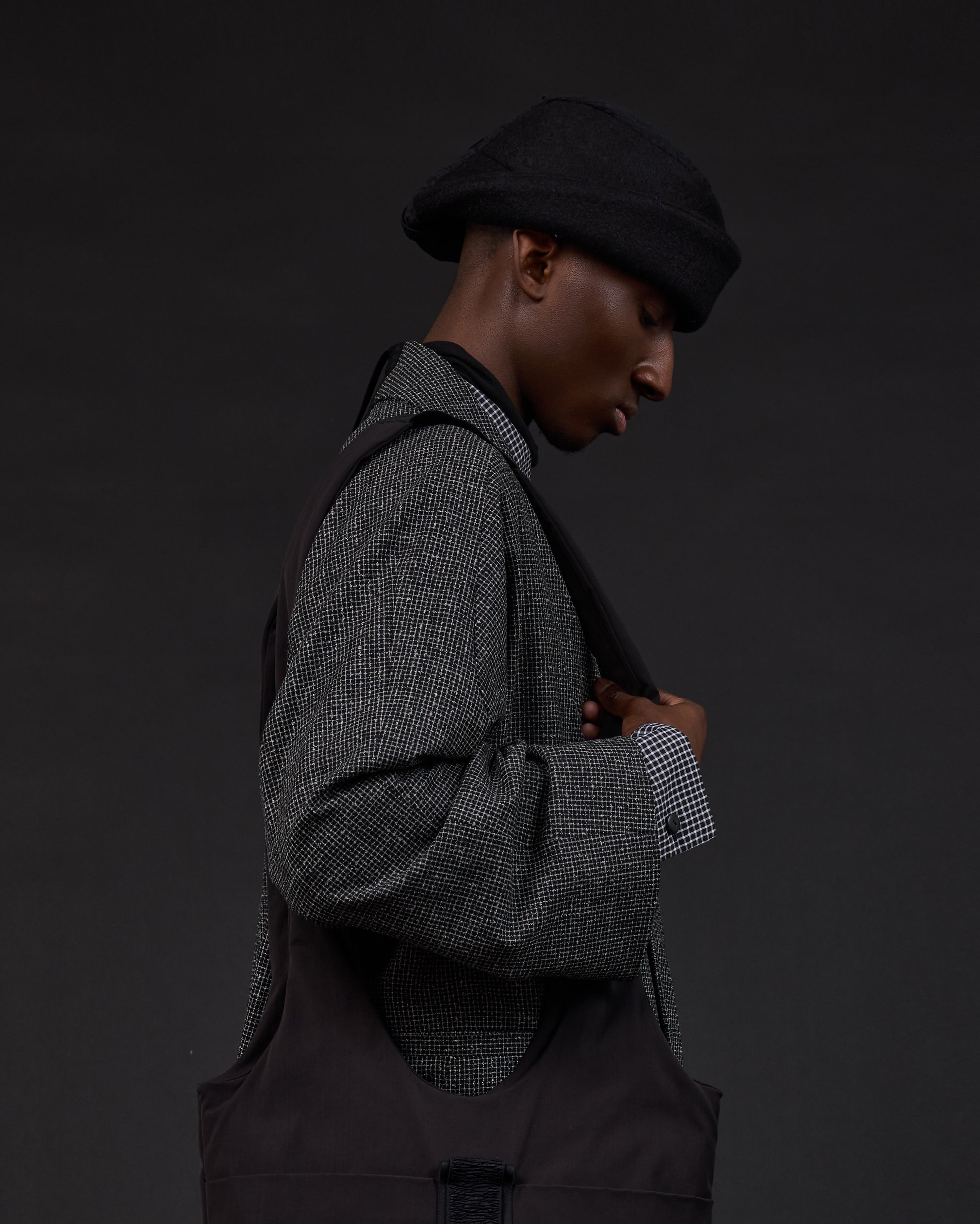 LOVHAT | Black Boilwool