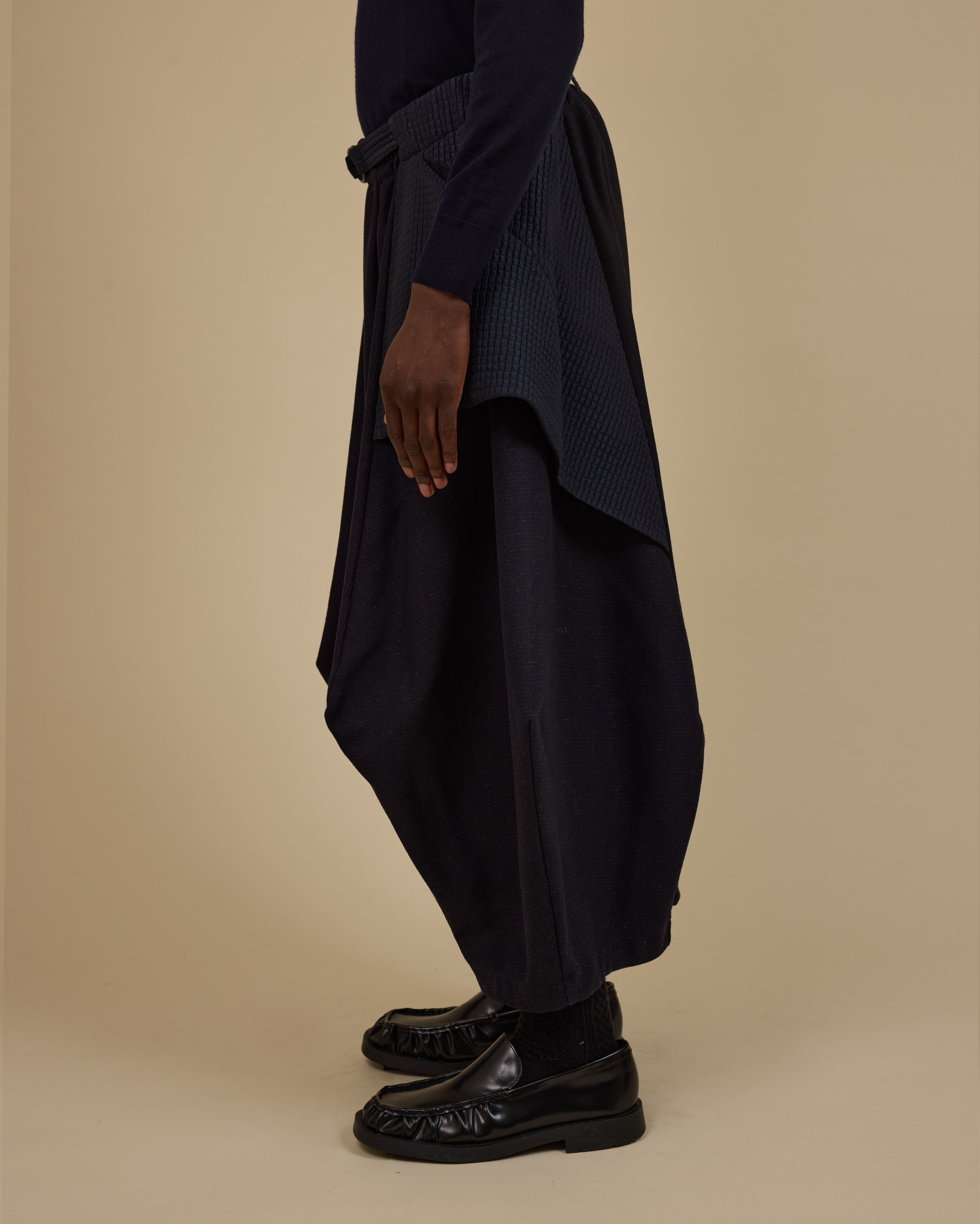 SHALWOR | Navy Pin’s Wool