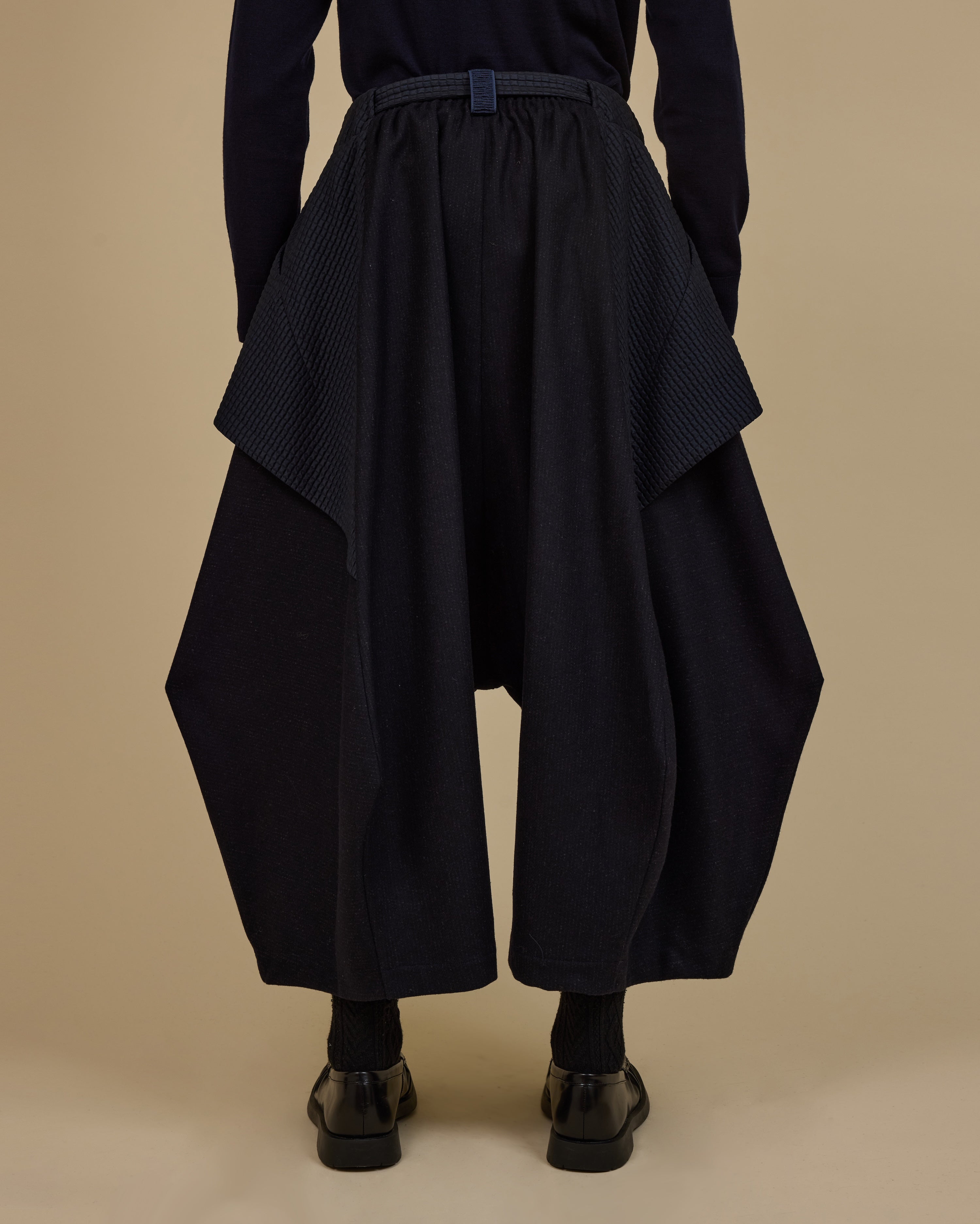 SHALWOR | Navy Pin’s Wool