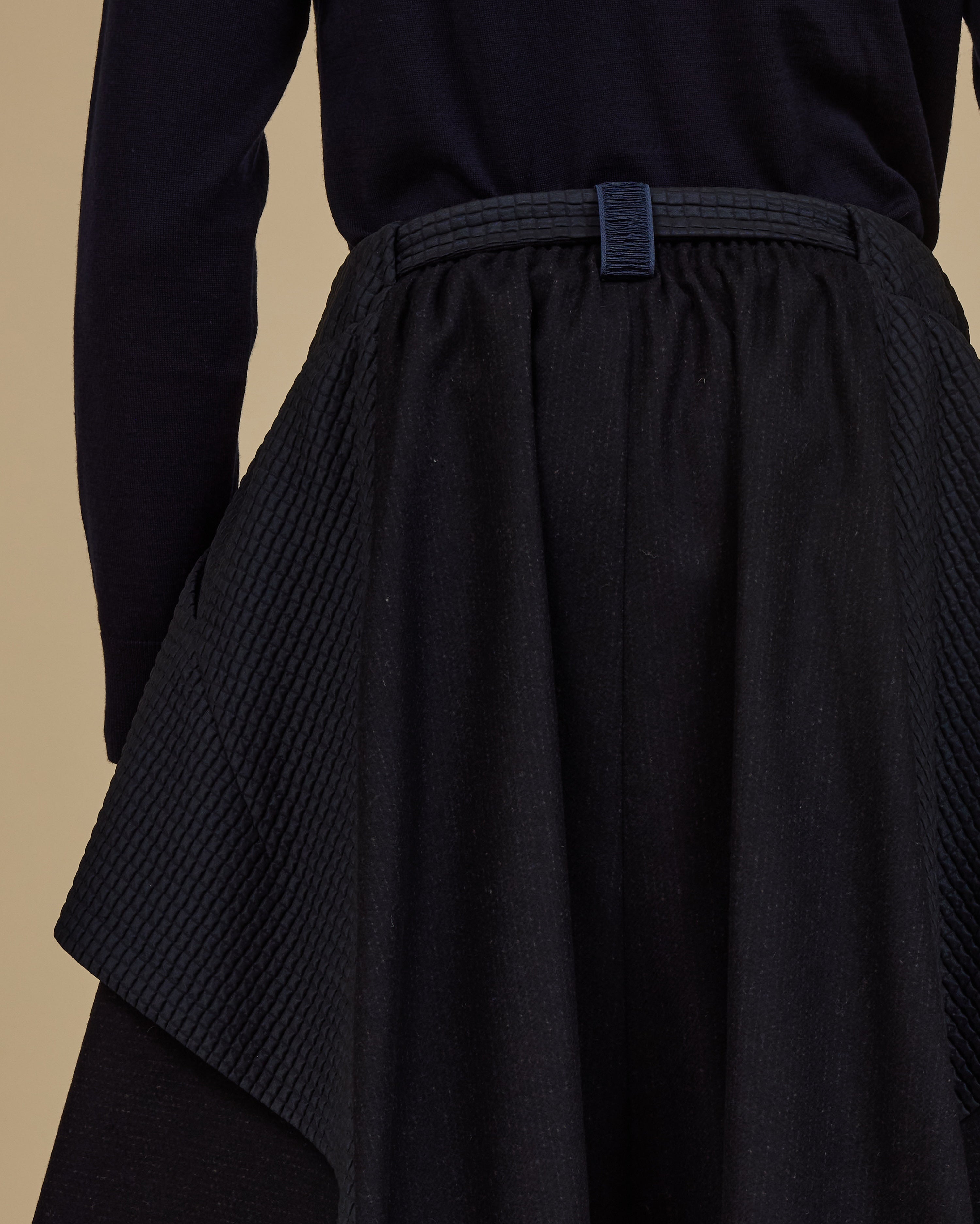SHALWOR | Navy Pin’s Wool