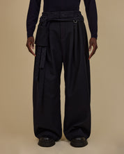 KHOLONG | Navy Chalk's Wool