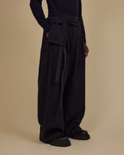 KHOLONG | Navy Chalk's Wool