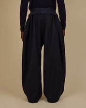 KHOLONG | Navy Chalk's Wool