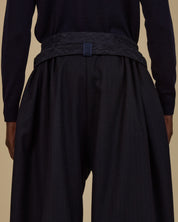 KHOLONG | Navy Chalk's Wool