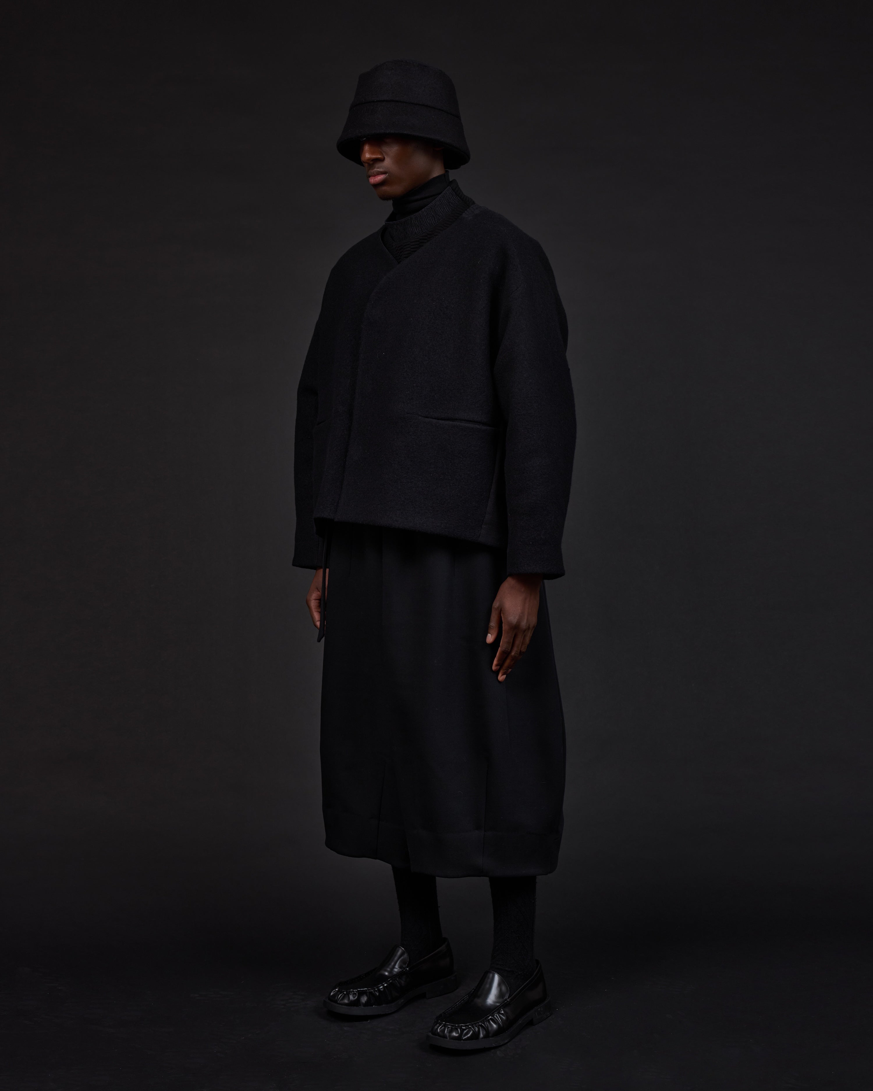 LLOVER | Black Boilpera Wool