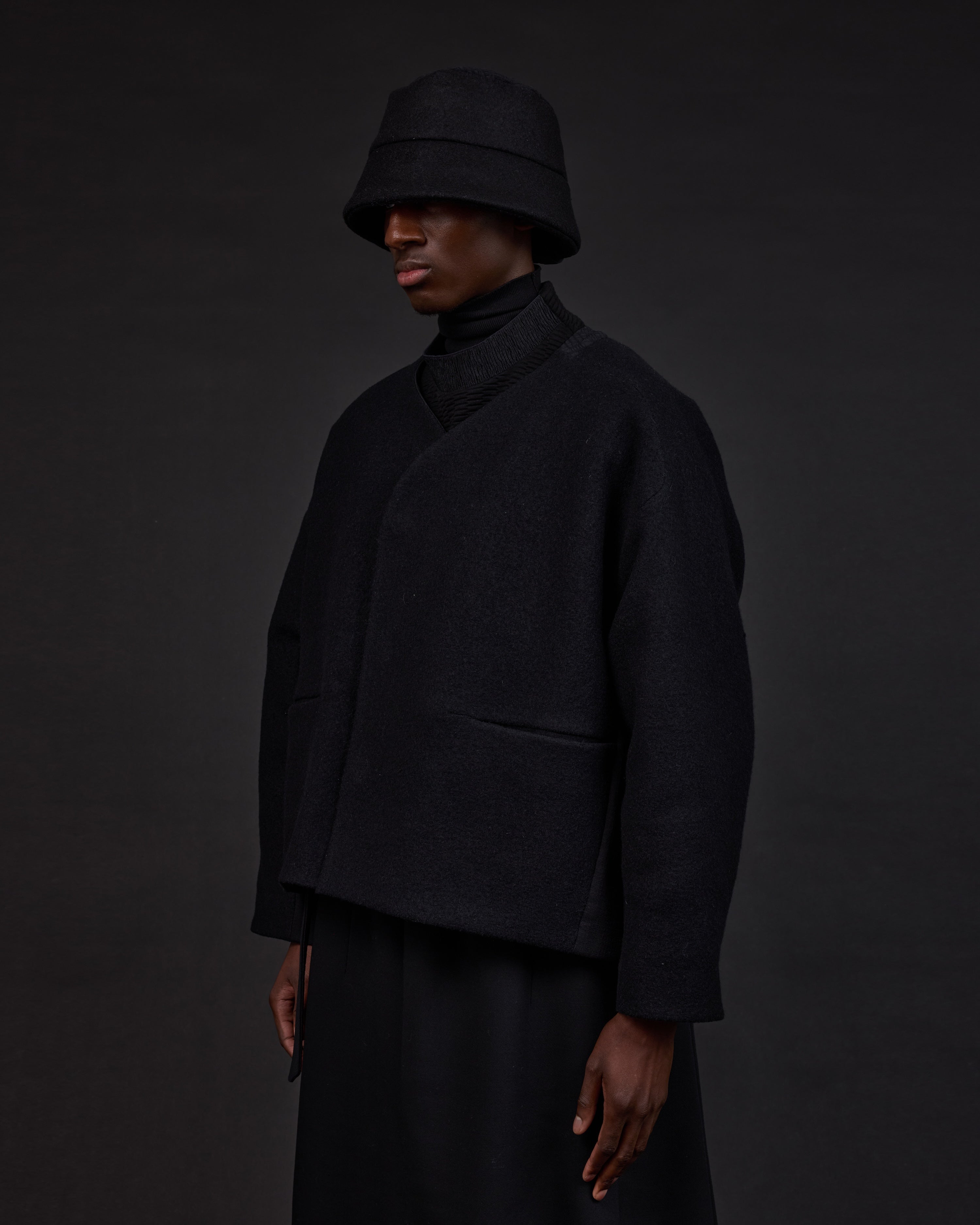 LLOVER | Black Boilpera Wool