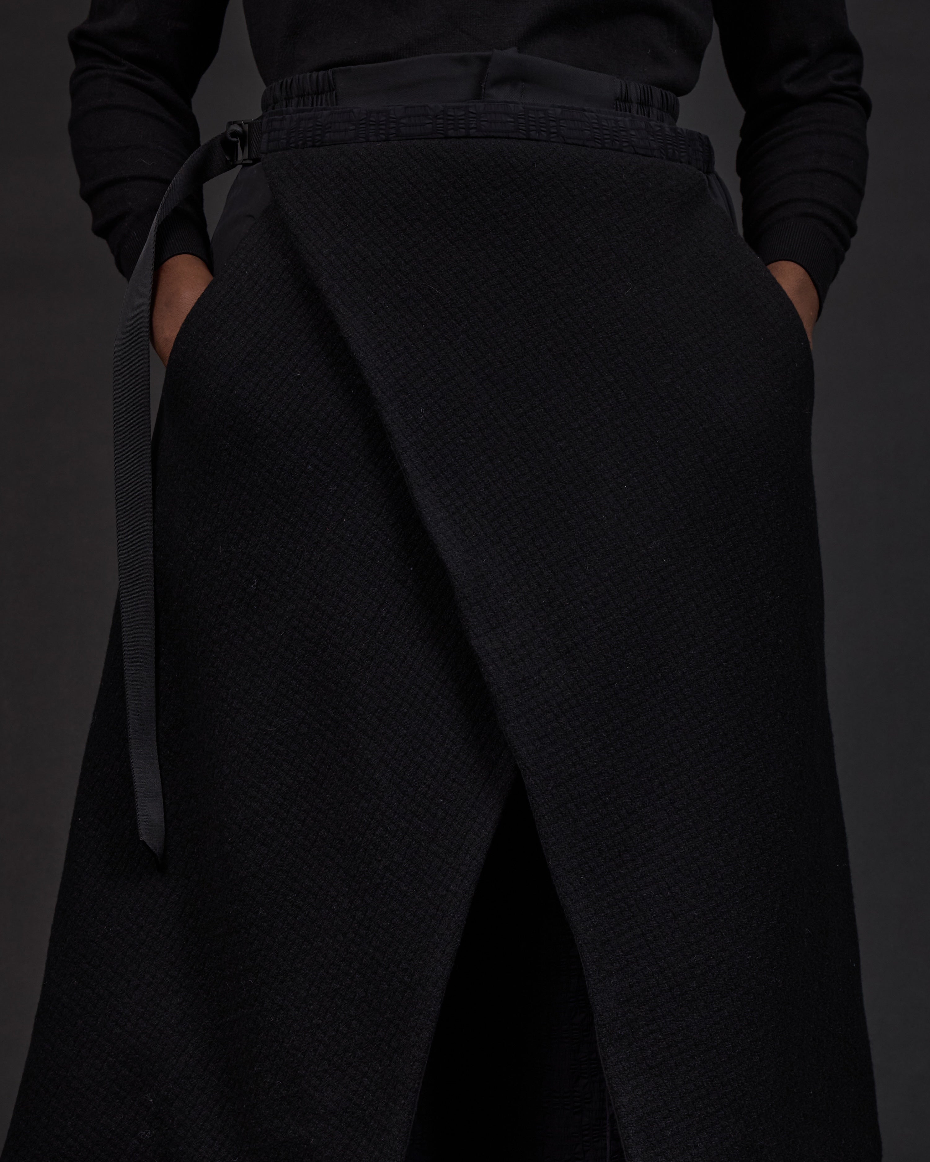 SKOVER  |  Black Plaitwool