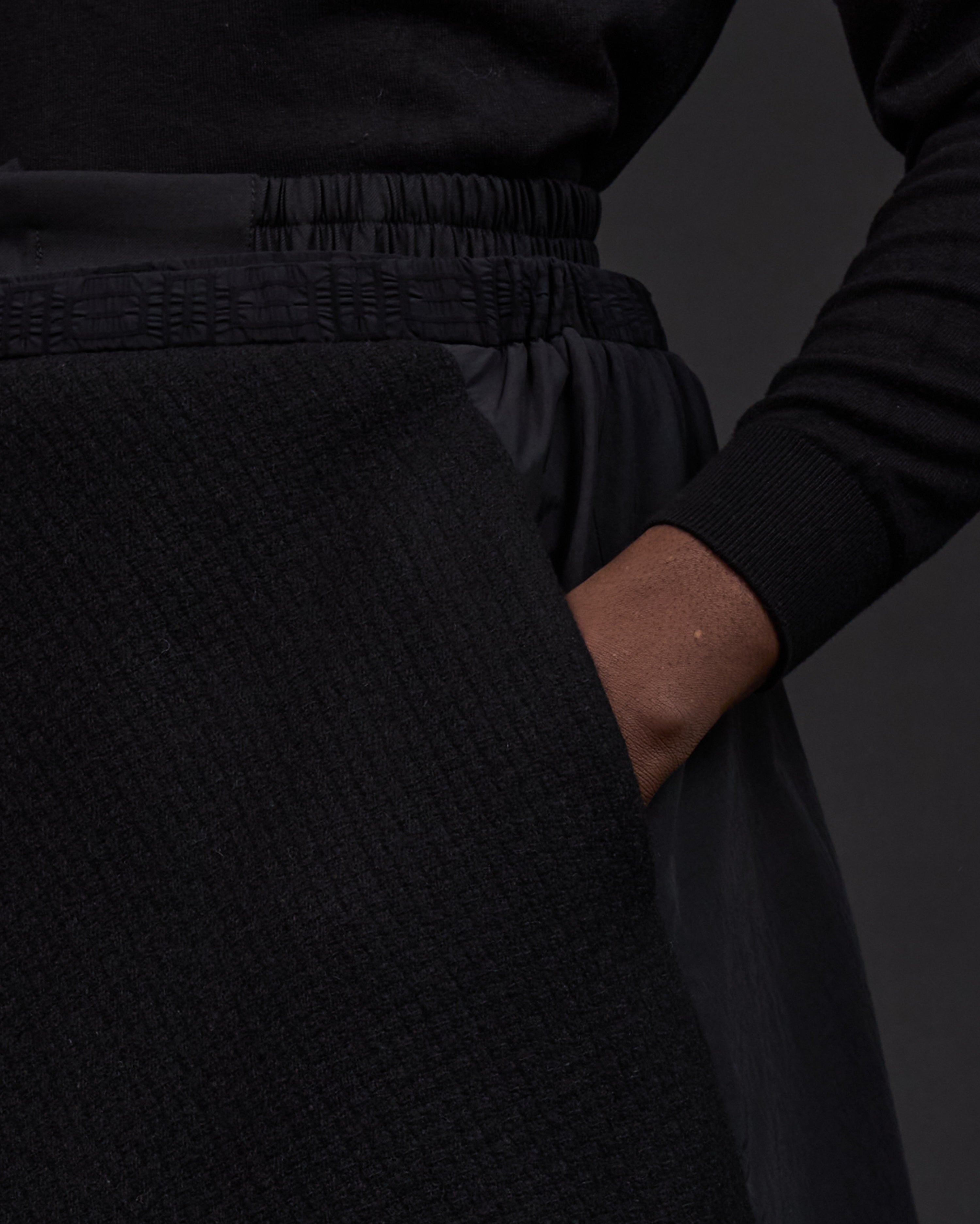 SKOVER  |  Black Plaitwool
