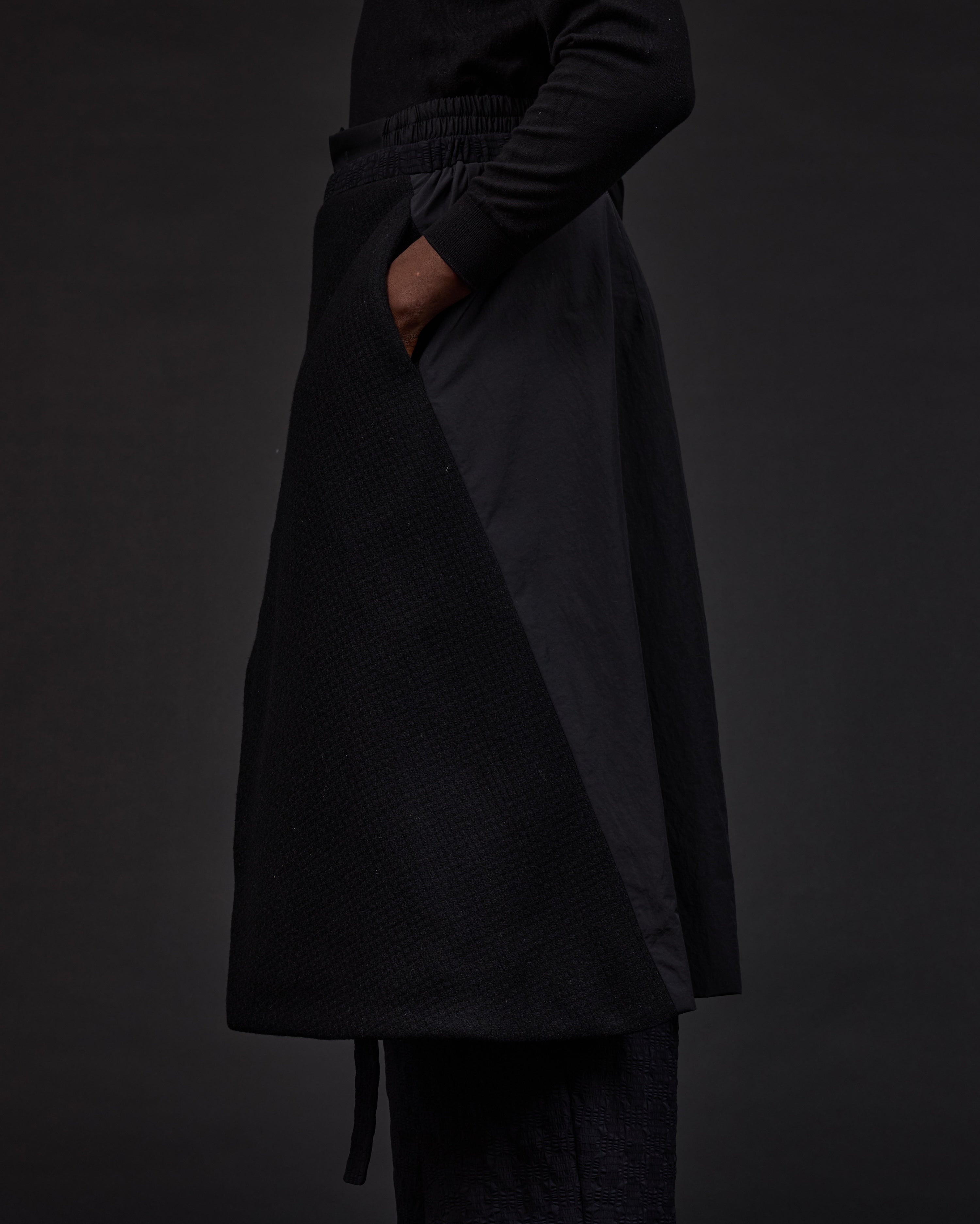 SKOVER  |  Black Plaitwool