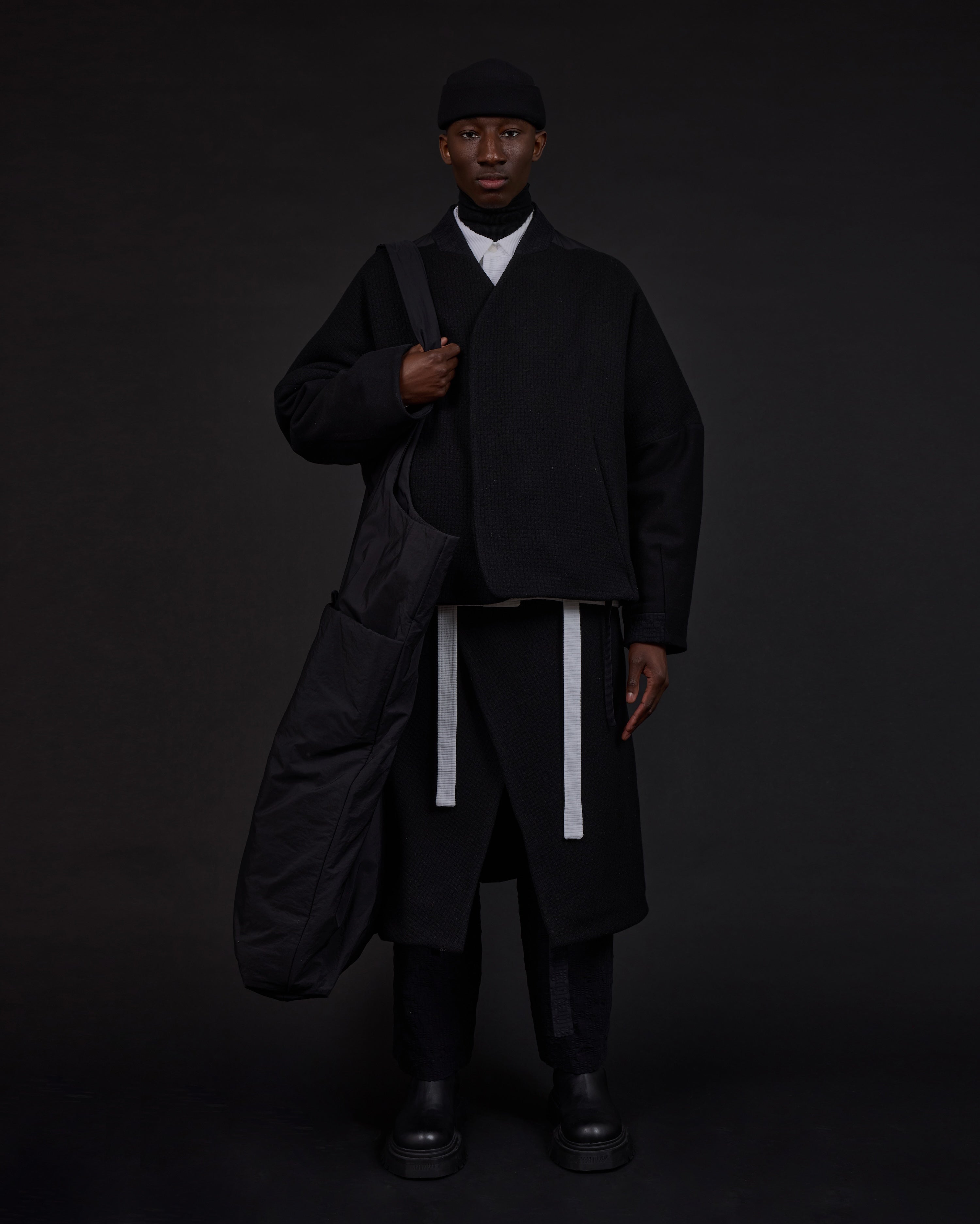 BOMBEO | Black Plait Wool