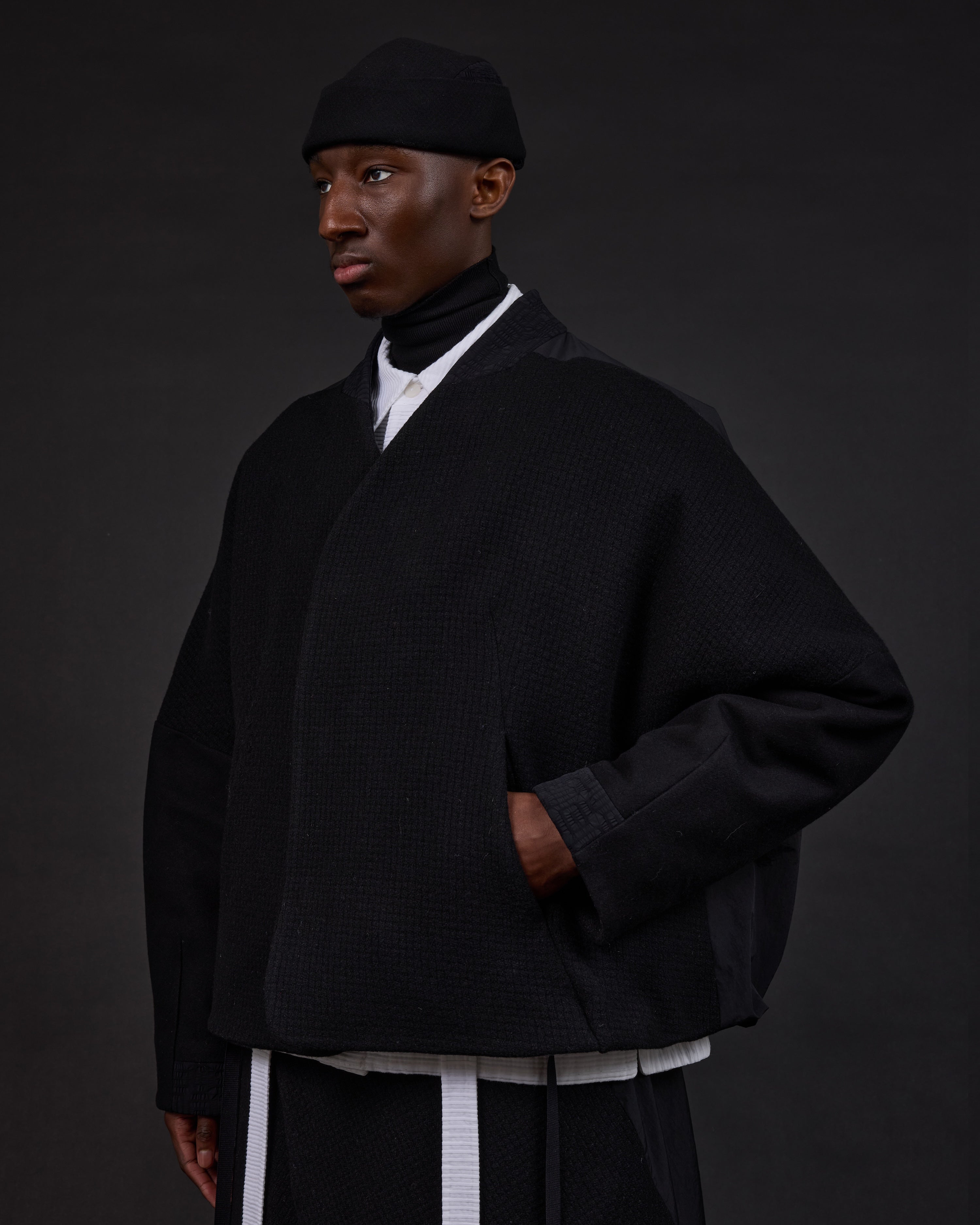 BOMBEO | Black Plait Wool